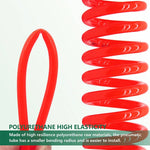 Tubo Flexível de Primavera PU para Ar de Compressor LAIZE com Conector, 8x5mm, 3m, com Conector, 8x5mm, 6m, com Conector, 8x5mm, 9m, com Conector, 8x5mm, 12m, com Conector, 8x5mm, 15m, com Conector, 10x6,5mm, 6m, com Conector