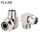 PL8-02 Conector Fêmea de Tráquea Rápido de Cobre Níquel LAIZE, PL4-M5, PL4-01, PL4-02, PL6-M5, PL6-01, PL6-02, PL8-01, PL8-02