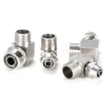 PL8-02 Conector Fêmea de Tráquea Rápido de Cobre Níquel LAIZE, PL4-M5, PL4-01, PL4-02, PL6-M5, PL6-01, PL6-02, PL8-01, PL8-02
