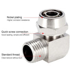 PL8-02 Conector Fêmea de Tráquea Rápido de Cobre Níquel LAIZE, PL4-M5, PL4-01, PL4-02, PL6-M5, PL6-01, PL6-02, PL8-01, PL8-02
