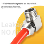 PL8-02 Conector Fêmea de Tráquea Rápido de Cobre Níquel LAIZE, PL4-M5, PL4-01, PL4-02, PL6-M5, PL6-01, PL6-02, PL8-01, PL8-02