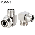 PL8-02 Conector Fêmea de Tráquea Rápido de Cobre Níquel LAIZE, PL4-M5, PL4-01, PL4-02, PL6-M5, PL6-01, PL6-02, PL8-01, PL8-02