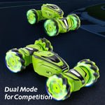 Carro RC de Acrobacias, Escalada, Deriva e Giro JJR/C Q110 2.4G, JJR/C Q110 (Azul), JJR/C Q110 (Verde)
