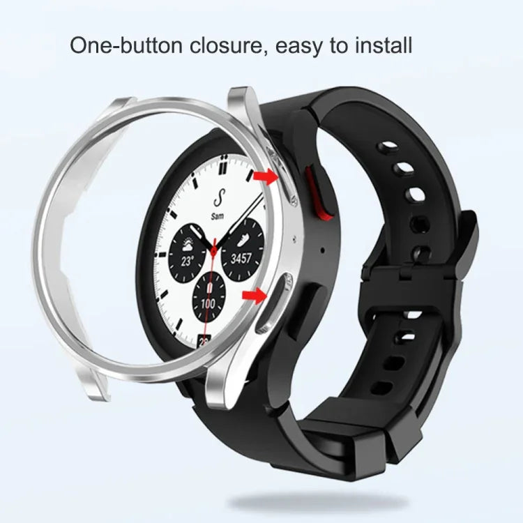 Capa protetora TPU oca com banho eletrolítico, Para Samsung Galaxy Watch5 Pro 45mm