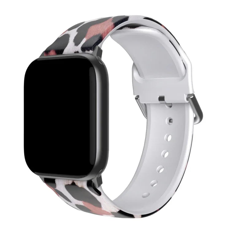 Correia de Relógio Respirável em TPU para Apple Watch, Series 8&7 41mm / SE 2&6&SE&5&4 40mm / 3&2&1 38mm
