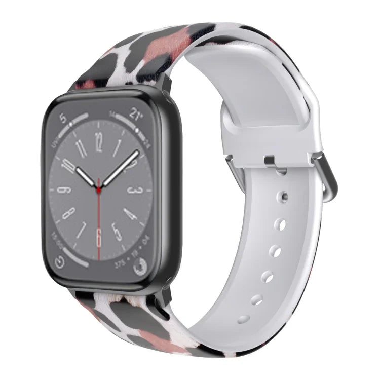 Correia de Relógio Respirável em TPU para Apple Watch, Series 8&7 41mm / SE 2&6&SE&5&4 40mm / 3&2&1 38mm