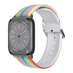 Correia de Relógio Respirável em TPU para Apple Watch, Series 8&7 41mm / SE 2&6&SE&5&4 40mm / 3&2&1 38mm