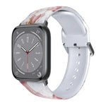 Correia de Relógio Respirável em TPU para Apple Watch, Series 8&7 41mm / SE 2&6&SE&5&4 40mm / 3&2&1 38mm
