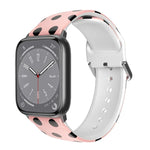 Correia de Relógio Respirável em TPU para Apple Watch, Series 8&7 41mm / SE 2&6&SE&5&4 40mm / 3&2&1 38mm