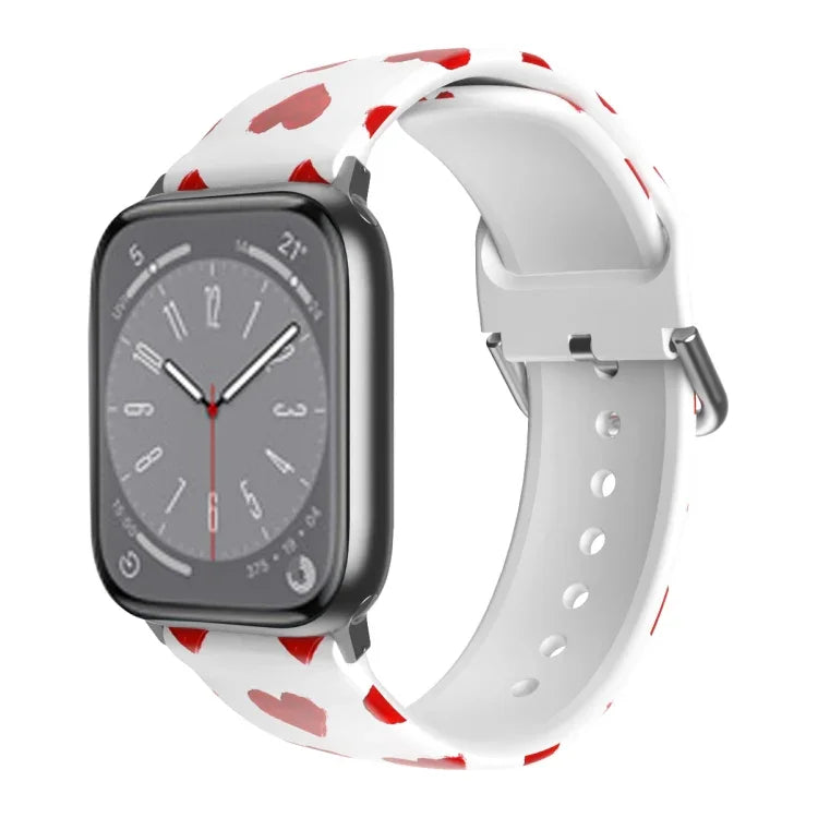 Correia de Relógio Respirável em TPU para Apple Watch, Series 8&7 41mm / SE 2&6&SE&5&4 40mm / 3&2&1 38mm