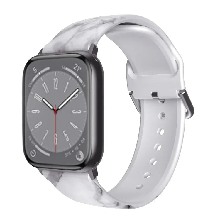 Correia de Relógio Respirável em TPU para Apple Watch, Series 8&7 41mm / SE 2&6&SE&5&4 40mm / 3&2&1 38mm