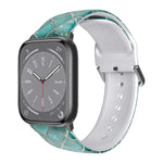 Correia de Relógio Respirável em TPU para Apple Watch, Series 8&7 41mm / SE 2&6&SE&5&4 40mm / 3&2&1 38mm