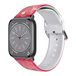 Correia de Relógio Respirável em TPU para Apple Watch, Series 8&7 41mm / SE 2&6&SE&5&4 40mm / 3&2&1 38mm
