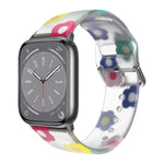 Correia de Relógio Respirável em TPU para Apple Watch, Series 8&7 41mm / SE 2&6&SE&5&4 40mm / 3&2&1 38mm