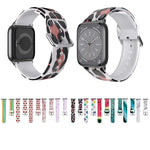Correia de Relógio Respirável em TPU para Apple Watch, Series 8&7 41mm / SE 2&6&SE&5&4 40mm / 3&2&1 38mm