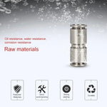 Conector Reto Pneumático de Cobre Niquelado LAIZE para Ligação Rápida, PU-4, PU-6, PU-8, PU-10, PU-12, PU-14, PU-16