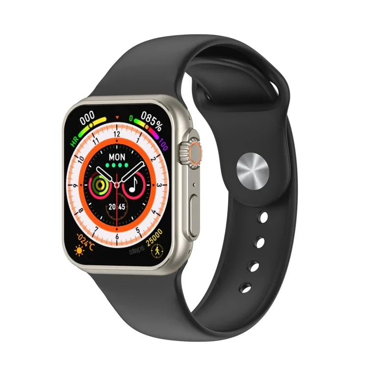 N8 Ultra Smartwatch com Ecrã Quadrado de 2,02 polegadas Suporta Monitorização da Frequência Cardíaca/Monitorização do Oxigénio no Sangue