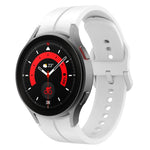 Pulseira de relógio em silicone colorida com fivela, para Samsung Galaxy Watch 5 Pro 45mm