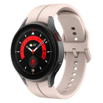 Pulseira de relógio em silicone colorida com fivela, para Samsung Galaxy Watch 5 Pro 45mm