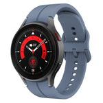 Pulseira de relógio em silicone colorida com fivela, para Samsung Galaxy Watch 5 Pro 45mm