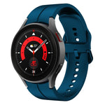 Pulseira de relógio em silicone colorida com fivela, para Samsung Galaxy Watch 5 Pro 45mm