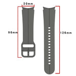 Pulseira de relógio em silicone colorida com fivela, para Samsung Galaxy Watch 5 Pro 45mm