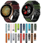 Correia de relógio em silicone com trama lisa bicolor, Para Samsung Galaxy Watch 5 Pro 45mm