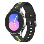 Correia de relógio em silicone com impressão de textura vertical, Para Samsung Galaxy Watch 5 40mm / 44mm, Para Samsung Galaxy Watch 5 Pro 45mm