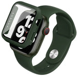 Correia de Relógio em Silicone imak com Estrutura em PC e Filme de Vidro Temperado, para Apple Watch SE 2022 40mm, para Apple Watch SE 2022 44mm