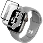 Correia de Relógio em Silicone imak com Estrutura em PC e Filme de Vidro Temperado, para Apple Watch SE 2022 40mm, para Apple Watch SE 2022 44mm