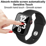 Correia de Relógio em Silicone imak com Estrutura em PC e Filme de Vidro Temperado, para Apple Watch SE 2022 40mm, para Apple Watch SE 2022 44mm