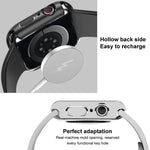 Correia de Relógio em Silicone imak com Estrutura em PC e Filme de Vidro Temperado, para Apple Watch SE 2022 40mm, para Apple Watch SE 2022 44mm
