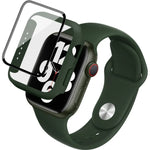 Correia de Relógio em Silicone imak com Estrutura em PC e Filme de Vidro Temperado, para Apple Watch SE 2022 40mm, para Apple Watch SE 2022 44mm