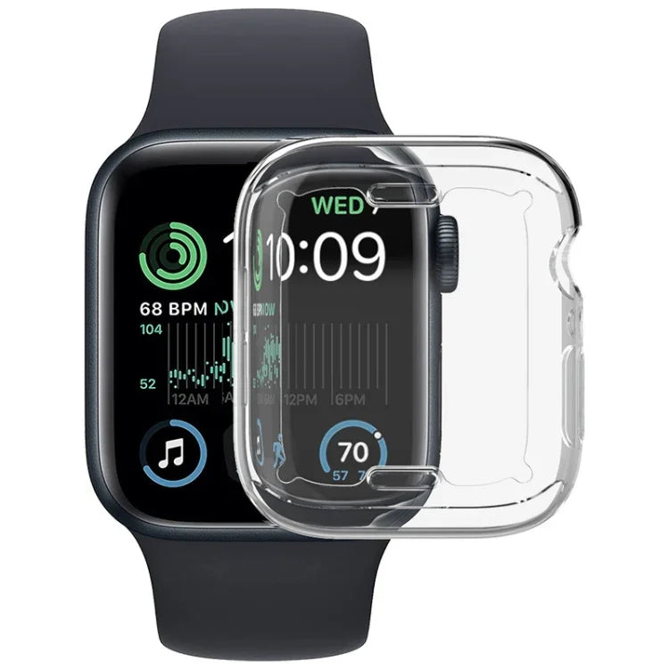 Caixa Protetora em TPU da Série UX-3 imak, para Apple Watch SE 2023 40mm / Series 4/5/6/SE 1/2/3 40mm, para Apple Watch SE 2023 44mm / Series 4/5/6/SE 1/2/3 44mm