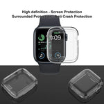 Caixa Protetora em TPU da Série UX-3 imak, para Apple Watch SE 2023 40mm / Series 4/5/6/SE 1/2/3 40mm, para Apple Watch SE 2023 44mm / Series 4/5/6/SE 1/2/3 44mm