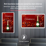 HSD3293T Máquina de Publicidade com Ecrã IPS de 32 polegadas Android 12, RK3399 4GB+32GB