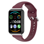 For Huawei Watch Fit 2 Small Waist Silicone Watch Band, S, L