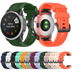For Garmin Fenix 6S 20mm Quick Release Official Texture Wrist Strap Watchband, with Plastic Button, with Metal Button