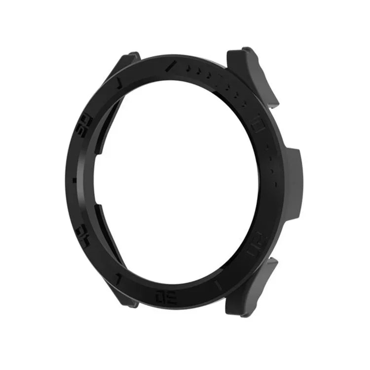 Capa para relógio PC semi-cobertura com escala, Para Samsung Galaxy Watch 5 40mm, Para Samsung Galaxy Watch 5 44mm