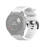 For Garmin Fenix 6X 26mm Quick Release Official Texture Wrist Strap Watchband, with Plastic Button, with Metal Button