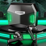Lenovo GM5 TWS Auricular Gaming Desportivo Bluetooth Sem Fios à Prova de Água com Cancelamento de Ruído e Microfone, GM5