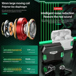 Lenovo GM5 TWS Auricular Gaming Desportivo Bluetooth Sem Fios à Prova de Água com Cancelamento de Ruído e Microfone, GM5