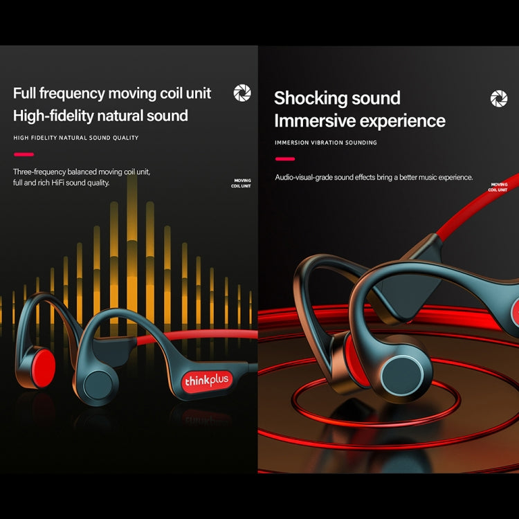 Lenovo X3 Pro Auriculares Desportivos Bluetooth 5.3 com Condução Óssea e Microfone