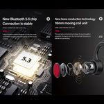 Lenovo X3 Pro Auriculares Desportivos Bluetooth 5.3 com Condução Óssea e Microfone