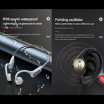 Lenovo X3 Pro Auriculares Desportivos Bluetooth 5.3 com Condução Óssea e Microfone