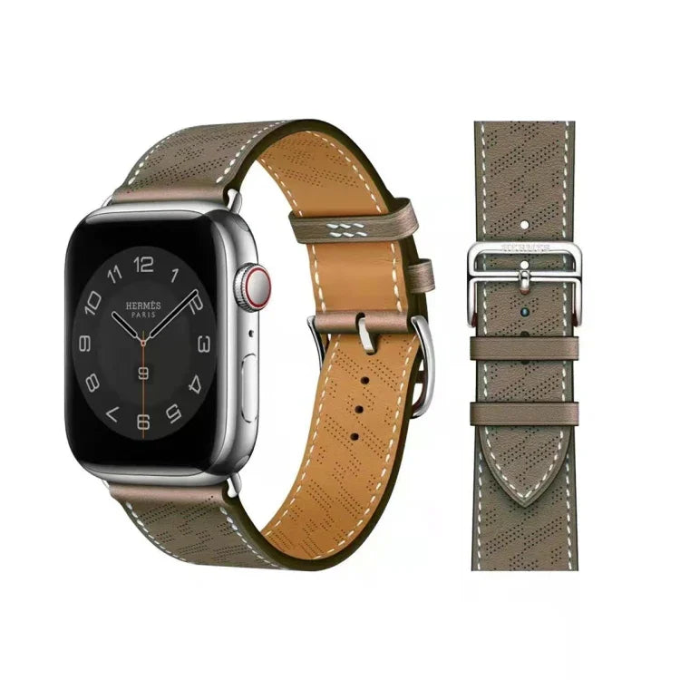 Correia de Pele Microporosa, para Apple Watch Ultra 49mm / Series 8&7 45mm / SE 2&6&SE&5&4 44mm / 3&2&1 42mm, para Apple Watch Series 8&7 41mm / SE 2&6&SE&5&4 40mm / 3&2&1 38mm