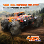 Carro RC 4WD de Alta Velocidade em Escala 1:16 9500E, 9500E (Vermelho), 9500E (Laranja)