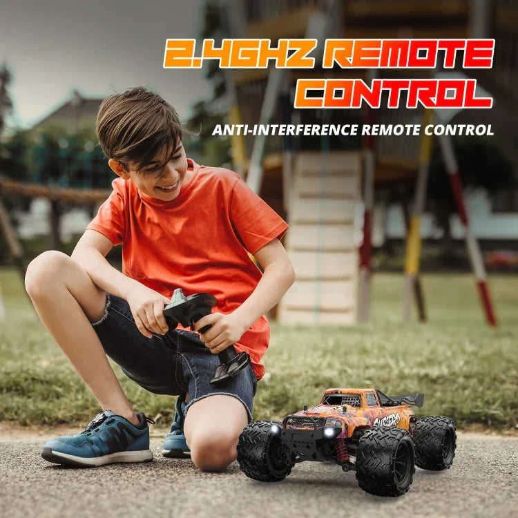 Carro RC 4WD de Alta Velocidade em Escala 1:16 9500E, 9500E (Vermelho), 9500E (Laranja)