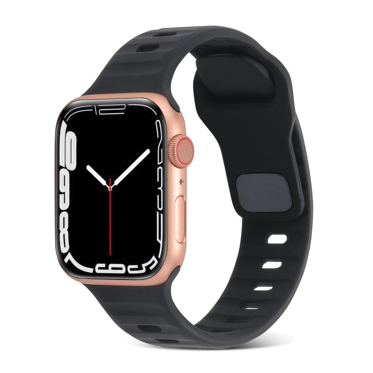 Pulseira de relógio desportiva em silicone, para Apple Watch Ultra 49mm / Series 8&7 45mm / SE 2&6&SE&5&4 44mm / 3&2&1 42mm, para Apple Watch Series 8&7 41mm / SE 2&6&SE&5&4 40mm / 3&2&1 38mm