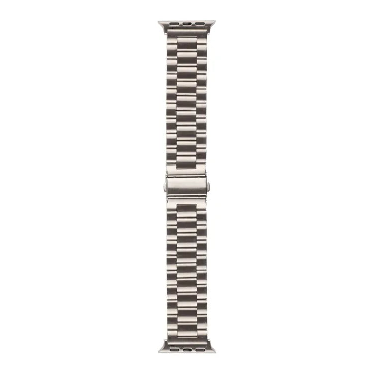 Pulseira de Relógio em Metal Strains, Para Apple Watch Ultra 49mm / Series 8&7 45mm / SE 2&6&SE&5&4 44mm / 3&2&1 42mm, Para Apple Watch Series 8&7 41mm / SE 2&6&SE&5&4 40mm / 3&2&1 38mm